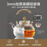 天喜煮茶壺玻璃燒水壺圍爐器具加厚高硼硅可明火電陶爐加熱提梁泡茶壺 曬單實(shí)拍圖