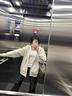 棉致美式復(fù)古連帽開衫衛(wèi)衣女春秋季2025新款潮流oversize寬松休閑外套 K1638米灰色【常規(guī)高品質(zhì)30.5】 L 100-120斤 曬單實(shí)拍圖