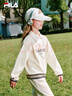 FILA X HARVARD哈佛聯(lián)名童裝衛衣2025年秋季女童學(xué)院風(fēng)上衣 曬單實(shí)拍圖