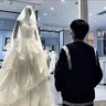 駱駝（CAMEL）休閑戶外登山褲女防潑水直筒工裝褲 C24CR1L7658B 幻影黑 M 曬單實拍圖