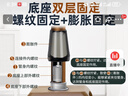 樂(lè )來(lái)福（REALLIFE）老人拐杖四腳磁石帶燈手柄穩固防滑助行拐棍可伸縮鋁合金手杖S06 曬單實(shí)拍圖