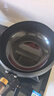 三四鋼章丘大肚鐵鍋炒菜小鐵鍋已開鍋無涂層平底燃?xì)庠铍姶艩t28cm 38532 曬單實拍圖