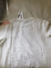 太平鳥(niǎo)男裝 夏短袖T恤男干爽面料時(shí)尚運動(dòng)服純色體恤打底衫潮 白色（合體領(lǐng)標款）柔軟面料 M 曬單實(shí)拍圖