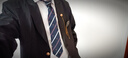炯野JIONGYE成人禮西服DK制服日系制服西裝外套男女畢業(yè)照正裝西服西褲套裝 黑色西服+襯衫藏青領(lǐng)帶+西褲 XL 關(guān)注送同款徽章 曬單實拍圖