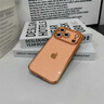 五鼠 FIVEMICE適用蘋(píng)果17promax手機殼iphone17air透明閃粉女帶鏡頭膜保護套16pro新款全包防摔好看輕奢高級感外 【星宇橙】星河閃粉-帶閃粉鏡頭膜 iPhone 17 Pro  曬單實(shí)拍圖