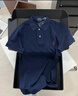 拉夫勞倫Ralph Lauren夏季純棉翻領(lǐng)小馬標(biāo)短袖POLO衫半袖保羅T恤 寶藍(lán)-紅標(biāo) S （建議85-105斤） 曬單實拍圖