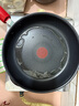 特福（Tefal）國標(biāo)I級不粘鍋平底鍋 有鈦強(qiáng)化煎鍋牛排煎蛋鍋 燃?xì)庠铍姶艩t通用 2-3人【原裝鍋鏟+鍋蓋】 26cm 曬單實拍圖