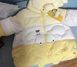 巴拉巴拉嬰兒羽絨服男女童冬季外套撞色萌趣200424107205 曬單實(shí)拍圖