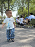 蓋璞男幼童夏季款立體鯊魚(yú)印花短袖T恤兒童裝上衣465402 曬單實(shí)拍圖
