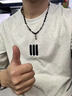 MOLC999銀貔貅吊墜男款時(shí)尚黑曜石項(xiàng)鏈國(guó)風(fēng)鎖骨鏈項(xiàng)墜七夕禮物送男友 999銀貔貅項(xiàng)鏈【證書+90天質(zhì)保】L2632 曬單實(shí)拍圖