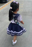 戴維貝拉庫洛米聯(lián)名女童套裝公主裙兒童裙子夏季童裝女孩衣服 曬單實(shí)拍圖