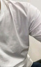 無(wú)印良品（MUJI）男式天竺編織圓領(lǐng)短袖T恤男士打底衫男款休閑上衣夏季男裝 白色 L (175/100A) 曬單實(shí)拍圖