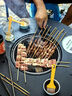 果勛牛肉串 凈重650g  共50串 春日燒烤食材套餐生鮮牛肉BBQ烤串 曬單實(shí)拍圖