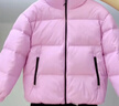 巴拉巴拉童裝兒童羽絨服女童男童面包服外套寶寶冬裝三防親子裝潮 玫紅60118-白鴨絨 110 cm 曬單實(shí)拍圖