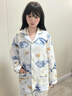 康喜月A類(lèi)純棉夾層空氣棉月子服秋冬季產(chǎn)婦待產(chǎn)服產(chǎn)后喂奶哺乳期家居服 萌寵小分隊【A類(lèi)純棉夾層空氣棉】 L碼【適合120-140斤】 曬單實(shí)拍圖