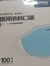 史迪克（SHIDICO）一次性醫(yī)用外科口罩滅菌級獨立包裝 藍色泡泡紗加寬耳帶防塵100只 曬單實拍圖