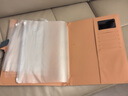 晨興得德國資料收納冊證件收納包皮面家庭資料活頁a4b5證書票據(jù)孕婦寶寶 莫蘭迪棕  42個(gè)內(nèi)頁【A4B5A5拉邊袋各12個(gè)6個(gè)】 曬單實(shí)拍圖