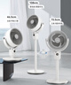 艾美特（AIRMATE）【小暴風語音】空氣循環(huán)扇大風量電風扇家用小型落地扇升級加高電扇輕音柔風小風扇 FA18-SR160 曬單實拍圖
