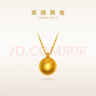 老鋪黃金古法手工足金項鏈·六字真言金珠鎖骨鏈 金重約8.2g 曬單實(shí)拍圖