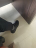 沙馳男鞋 時(shí)尚百搭休閑鞋圓頭輕軟縫線(xiàn)彈軟舒適透氣休閑男鞋 黑色（962462202Z） 40 歐碼（國碼41） 曬單實(shí)拍圖