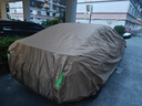HAPOWER牛津布汽車(chē)車(chē)衣車(chē)罩防曬防雨隔熱防塵加厚遮陽(yáng)車(chē)套外全罩通用四季 煥新升級【卡其色】600D航天級100%牛津布車(chē)衣 【常規款】納米防水防曬技術(shù)*四季防護 曬單實(shí)拍圖