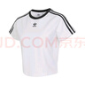 三葉草（Adidas）阿迪達(dá)斯ADIDAS 三葉草女子運(yùn)動休閑短款短袖T恤 JC8704  L  曬單實(shí)拍圖