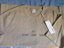 GXG男裝 多色字母圖案短袖T恤 24年夏季新品G24X442027 卡其色 2XL 曬單實(shí)拍圖