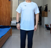 耐克(NIKE) 春夏男短袖T恤 速干透氣 運動(dòng)休閑 DV9816-100白S 曬單實(shí)拍圖