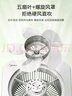 美的（Midea）電風(fēng)扇 臺扇鴻運扇家用五葉臺式迷你小風(fēng)扇宿舍臥室節能桌面電扇轉頁(yè)扇 KYT20-25F 曬單實(shí)拍圖