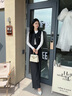 香影【都市雅紳】通勤氣質(zhì)套裝女2025秋季新款襯衫馬甲褲子三件套 藏青 馬夾+褲子 S 曬單實(shí)拍圖