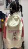 G.DUCKKIDS女童春裝外套2025兒童洋氣女孩春秋連帽春季卡通拼色夾克上衣 杏色 120 曬單實(shí)拍圖