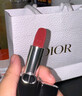 迪奧DIOR【鄧為推薦】烈艷藍金口紅絲絨999啞光唇膏化妝品 生日禮物女 曬單實(shí)拍圖