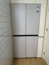 美的（Midea）首創(chuàng)45cm超薄嵌入餐邊柜家用客廳冰箱左餐右廚大容量底部散熱十字四開門國家補貼BCD-427WUSGPZM 曬單實拍圖