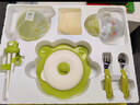 babycare兒童餐具新生兒禮盒高檔幼兒園寶寶禮物注水保溫輔食碗吃飯7件套 曬單實(shí)拍圖