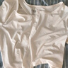 森馬（Semir）UPF100+|涼感防曬衣女短款圓領(lǐng)正肩開(kāi)衫2025夏空調衫109325108001 曬單實(shí)拍圖