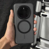 瑪爾扎 適用榮耀magic8pro手機殼磨砂magic8磁吸magic7半透明magic7pro防摔magic6高端magic6pro高級感 磨砂黑【磁吸-隱砂】強磁吸附 榮耀Magic8 Pro 曬單實(shí)拍圖