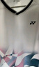 YONEX尤尼克斯羽毛球服比賽訓(xùn)練男款運(yùn)動(dòng)短袖短褲套裝110095BCR白O 曬單實(shí)拍圖