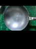 九陽（Joyoung）炒鍋鐵鍋無涂層精鐵鍋炒菜鍋爐灶通用32cm帶蓋CF32-C121 曬單實(shí)拍圖