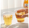 美麗雅 一次性杯子航空杯200ml*50只 食品級加厚塑料杯透明水杯飲料杯 曬單實(shí)拍圖