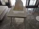 宜家（IKEA）ANTILOP安迪洛高腳寶寶椅嬰兒吃飯成長椅家用餐椅兒童椅 白色含托盤 曬單實(shí)拍圖