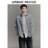 UR2025秋季新款男裝丹寧回潮刺繡長(cháng)袖牛仔襯衫UMV850061 曬單實(shí)拍圖