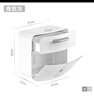 維簡(jiǎn)（Vilscijon）衛生間紙巾盒 免打孔廁所紙巾盒防水壁掛式衛生間置物架廁紙盒 曬單實(shí)拍圖