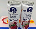 Blue Monkey 越南進口 荔枝果汁氣泡飲料(碳酸飲料) 330ml*16 330mL*16罐 曬單實拍圖