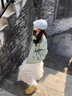 復(fù)古厚底德訓(xùn)鞋女2025秋季新款百搭時尚紅色增高運(yùn)動休閑板鞋女鞋 檸檬黃 38 曬單實(shí)拍圖