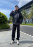 波司登（BOSIDENG）25新款90鵝絨沖鋒衣羽絨服男女同款情侶三合一保暖外套B250331360 黑色/極地灰8056/827080ME M 165/88A 體重約110-120斤 曬單實(shí)拍圖