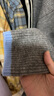 UR2025秋季新款女裝學(xué)院風(fēng)撞色刺繡翻領(lǐng)拉鏈針織衫UYY950018 冷灰 S 曬單實拍圖