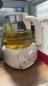 蘇泊爾（SUPOR）養(yǎng)生壺 燒水壺1L迷你養(yǎng)生杯 全玻璃 煮茶器 恒溫壺 家用煮茶熱水壺保溫全玻璃SW-10Y05Q 曬單實拍圖