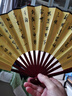 扇子折扇古風(fēng)夏季隨身扇子ins古風(fēng)折疊折扇學(xué)生隨身中國風(fēng)絹布扇 梅竹爭艷 8寸 曬單實(shí)拍圖