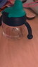 日康（rikang）學飲杯6個月+寶寶鴨嘴杯兒童水杯防漏防摔PCT材質180ML 青綠B1042 曬單實拍圖