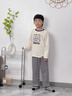 奧特曼童裝兒童睡衣男童秋裝新款男孩家居服中大童純棉長(zhǎng)袖空調(diào)服套裝 淺杏 120 建議110-120cm6-7歲 曬單實(shí)拍圖